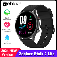 Zeblaze Btalk 2 Lite Smart Watch Men Bluetooth Phone Calls 1.39inch HD Display Blood Pressure Heart Rate SpO2 Monitor Smartwatch