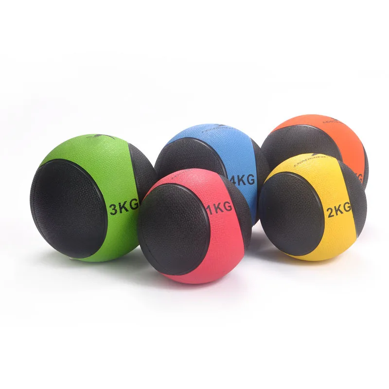 

Professional Fitness Exercise Sports Equipment Heavy Workout Ball Non slip Rubber Weighted Medicine Ball
