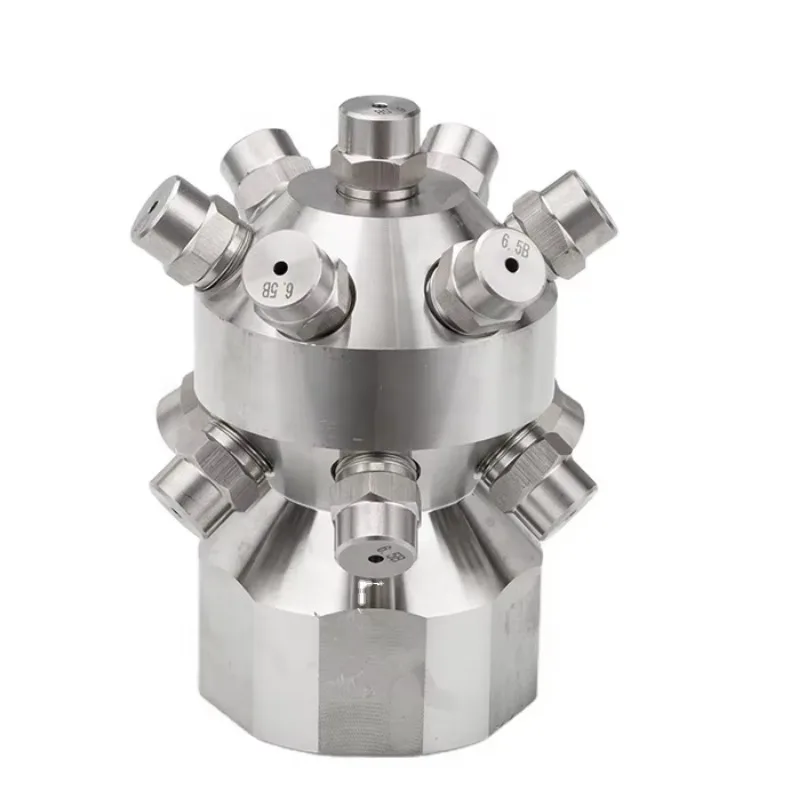 

360 Degree Multi-Head Full-Cone Straight Water Spray Bottle Cleaning Nozzle Multi - Head Fixed Cleaning Nozzle Nozzle