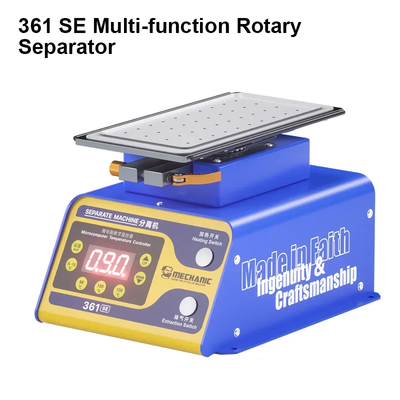 

MECHANIC 361 SE LCD Screen Heating Rotary Separator for Mobile Phone Tablet Laptop Glue Cleaning Middle Frame Removal Machine