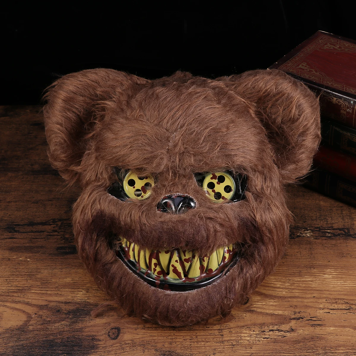 クマの頭マスク ハロウィン 動物コスチューム 怖いコスチューム トーン小道具