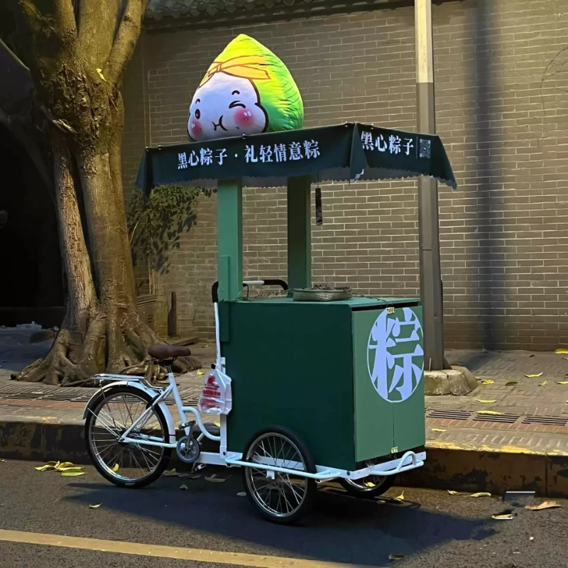 YJQ tricycle float market mobile sales night market stall square stall promotional car