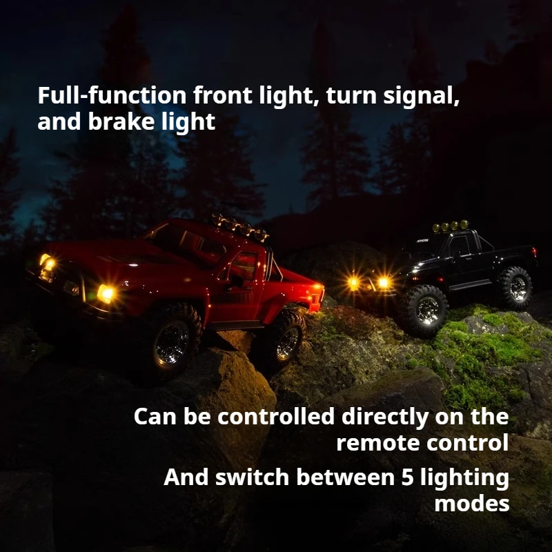 Hpi Venture 2,4g simulación sin escobillas de Control remoto a escala completa 1:18hailux Sr5 tracción en las cuatro ruedas modelo de vehículo de escalada todoterreno