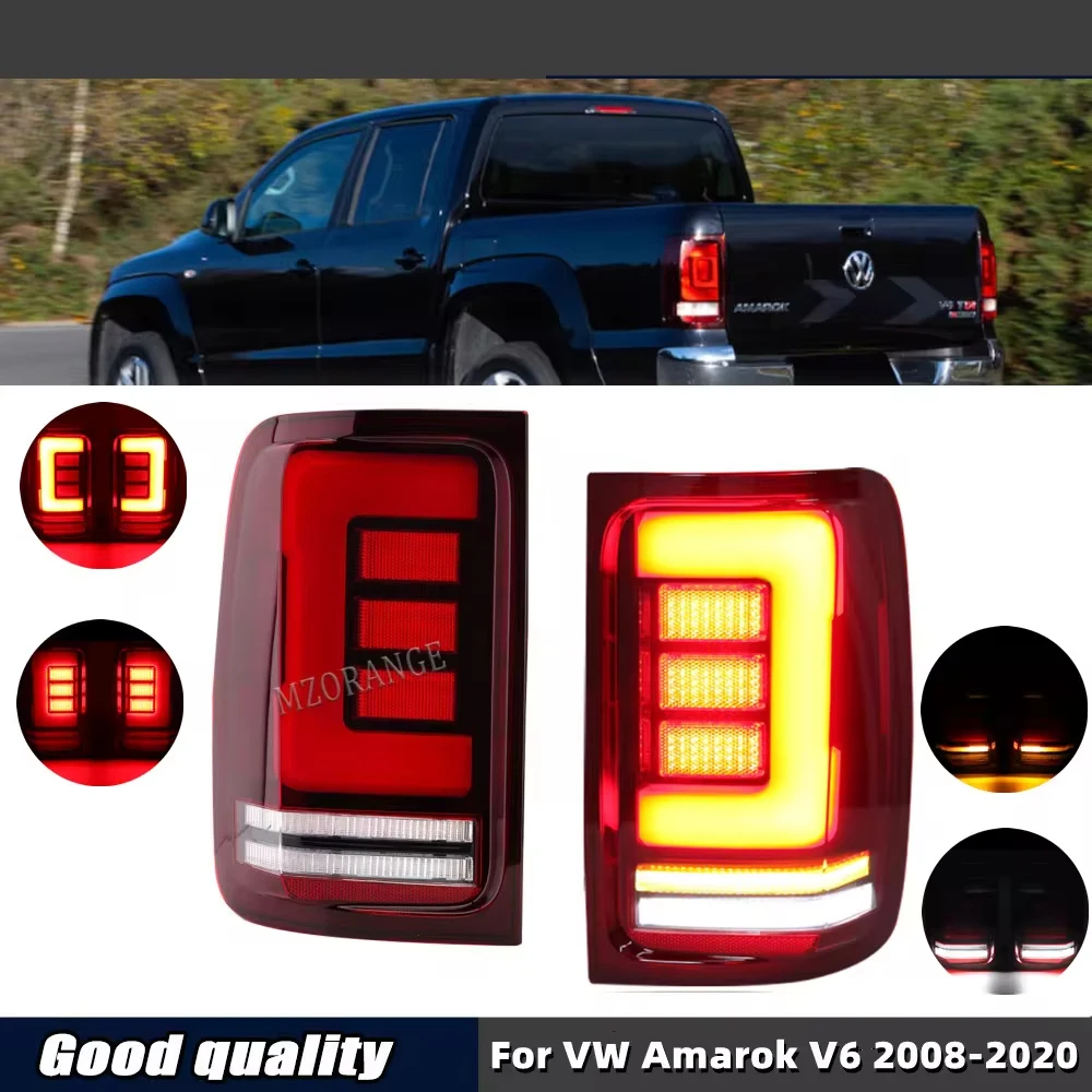 Tail Lights for VW Amarok V6 2008-2022 LED Rear Light Turn Signal Light Stop Parking Brake Lamp Driving Lamps Reversing Lamp