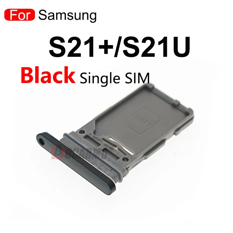 For Samsung Galaxy S21 Plus S21+ S21U S21 Ultra Single Dual SIM Card Sim Tray Card Slot Holder Replacement parts