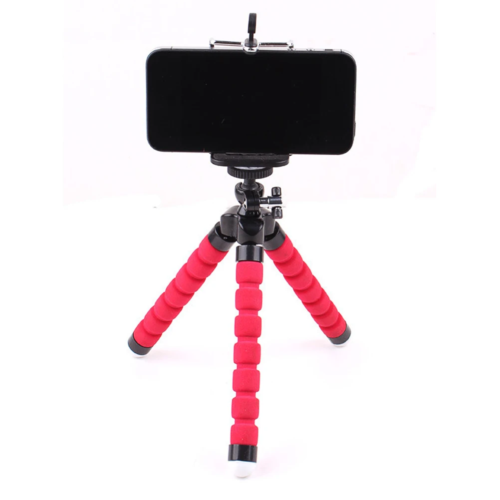 

3Pcs Flexible Sponge Octopus Tripod Mobile Phone Smartphone Holder Removable Link Attachment Leveling Camera Phone Mount Selfie