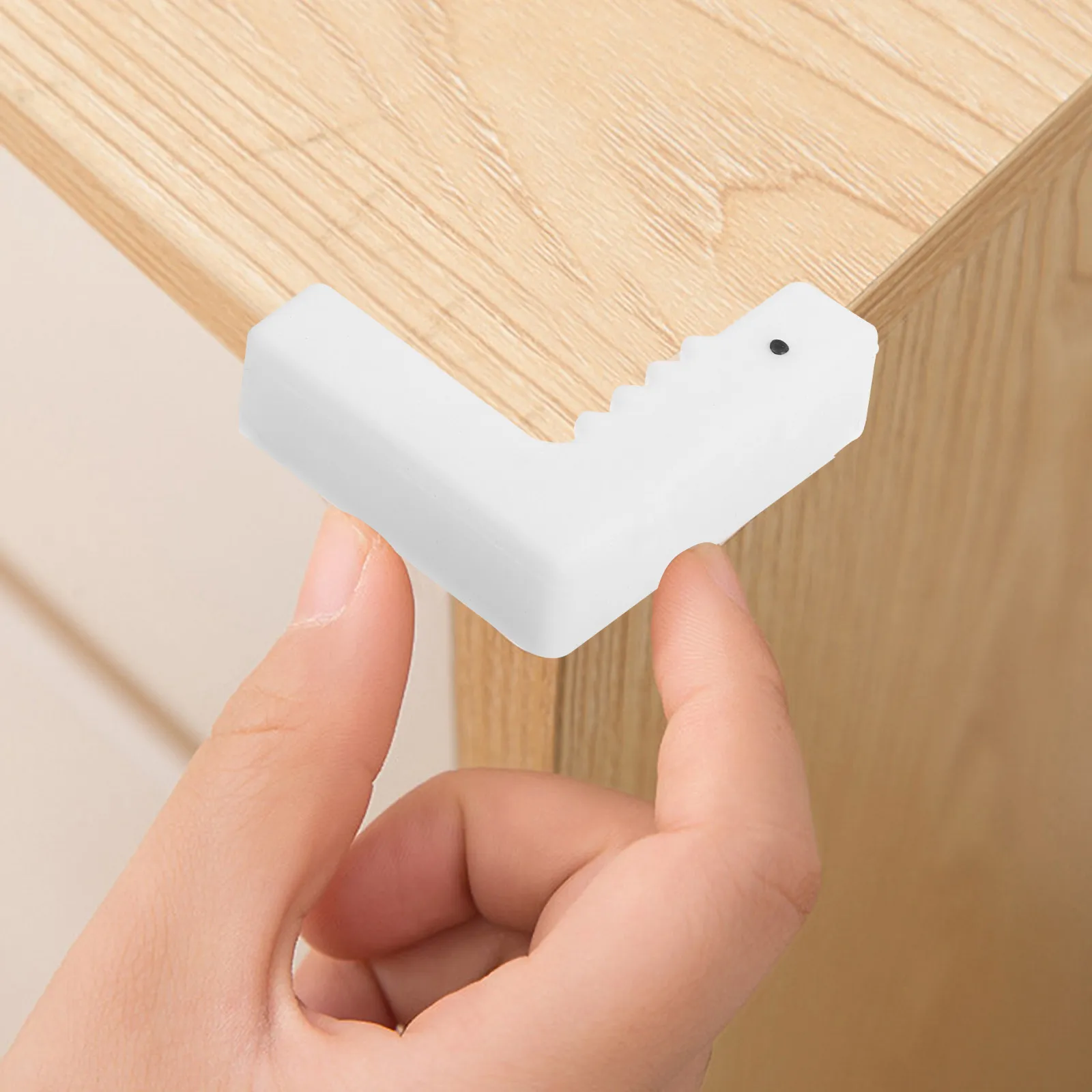 

4pcs Table Corner Protectors Pp Plastic Furniture Corner Guards Safety Edge Bumpers For Home Coffee Table Bedside Shelf