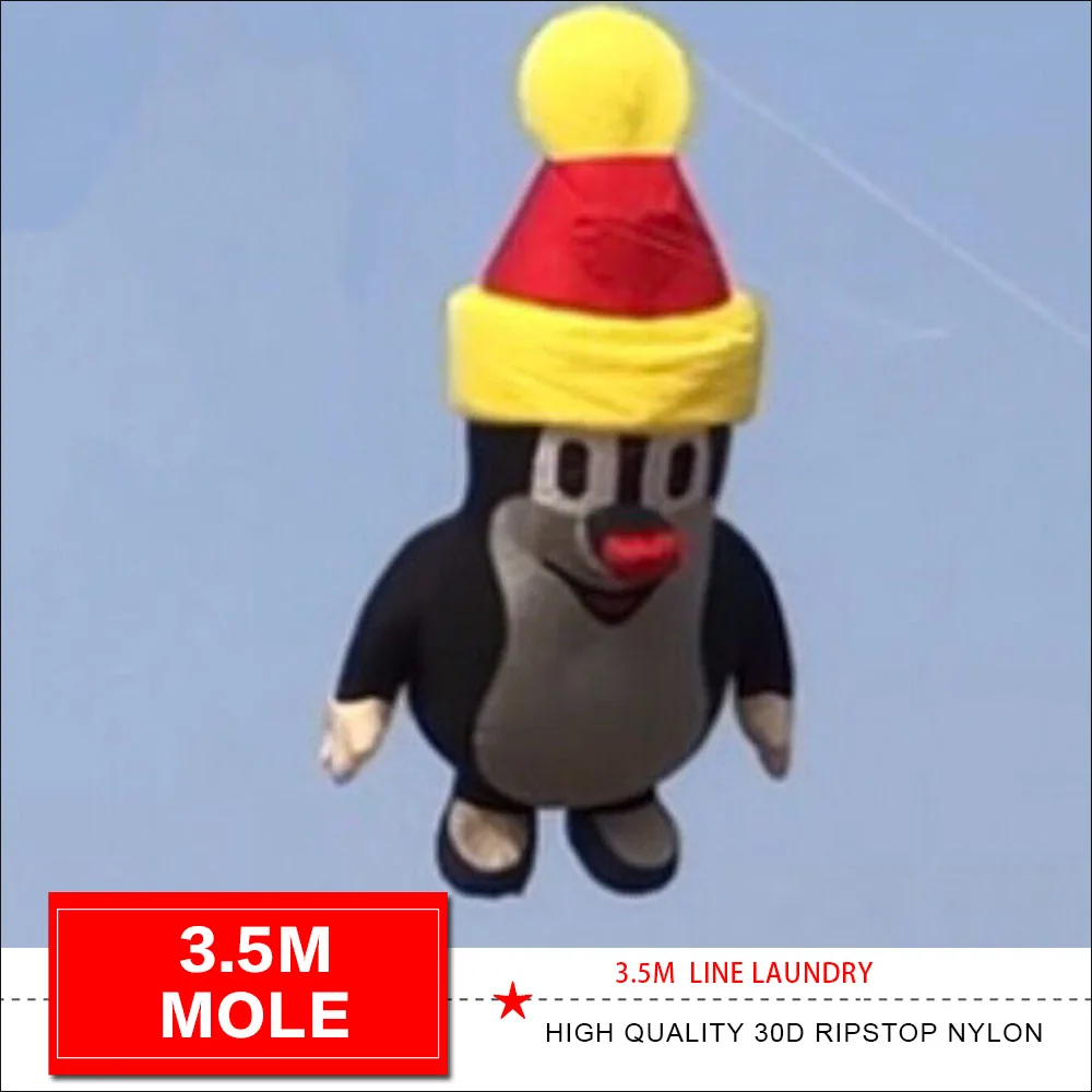 NEW ARRIVAL 3.5M linia mole pralnia miękka nadmuchiwana latawiec