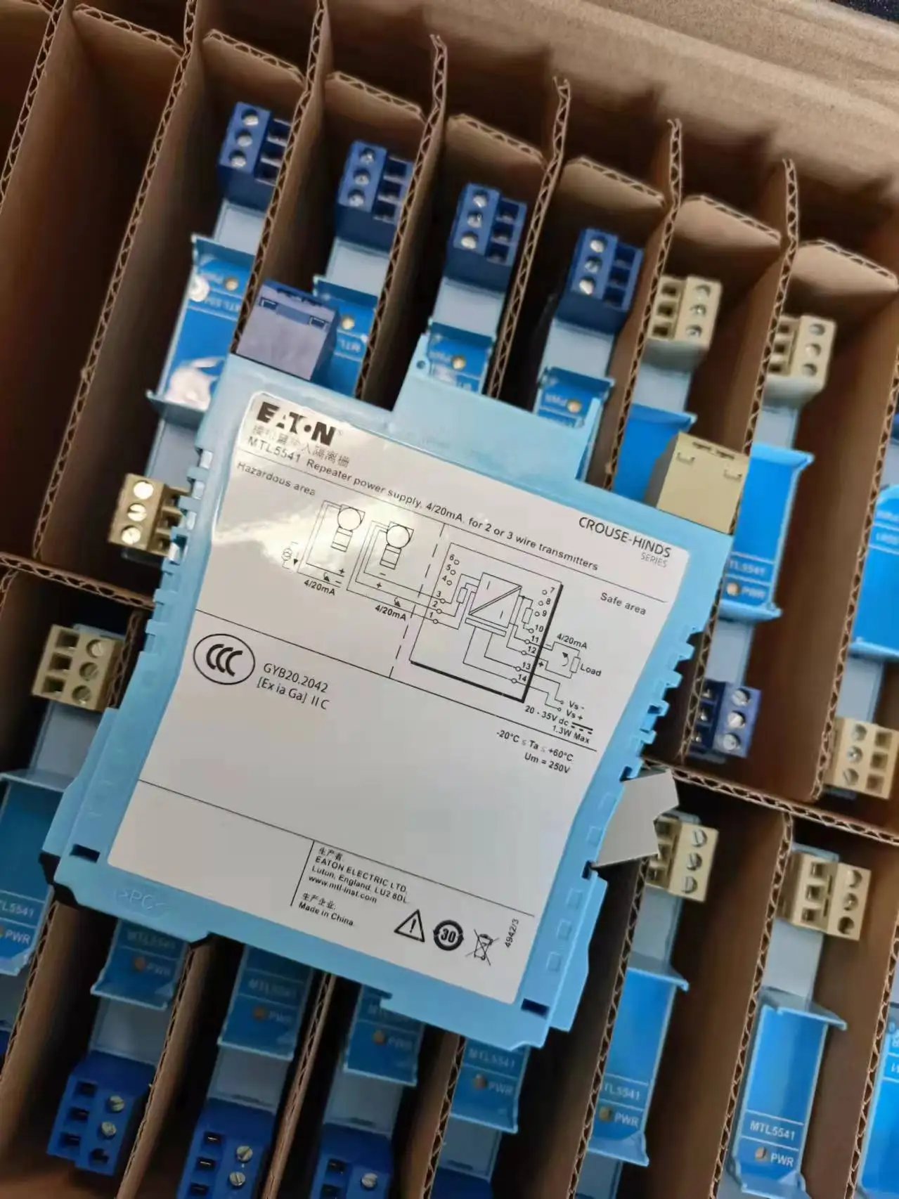 MTL5541 Safety Barrier Security Gate Isolation Gate Analog Input