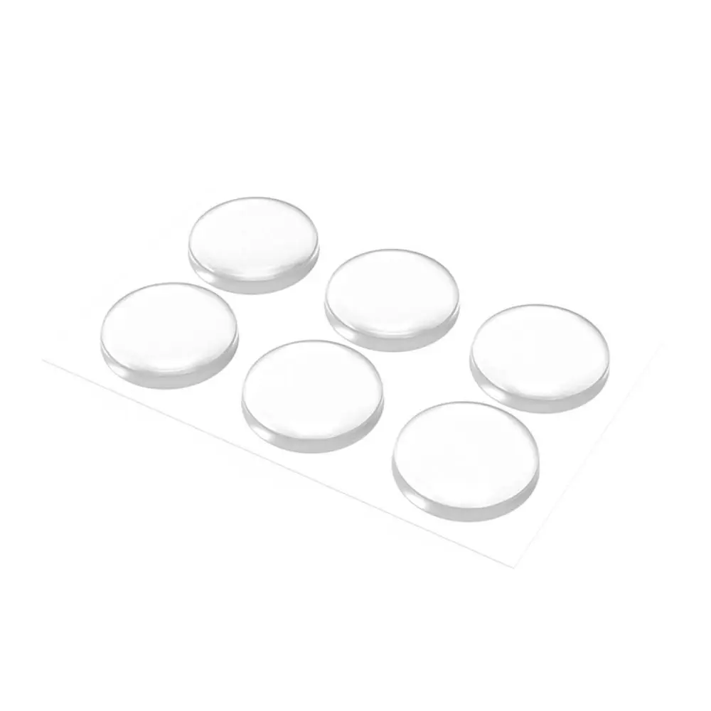 

Практичный силиконовый дверной стопор, 1/6 шт., самоклеящийся дверной стопор, защита от звука, дверная ручка, бампер для дома