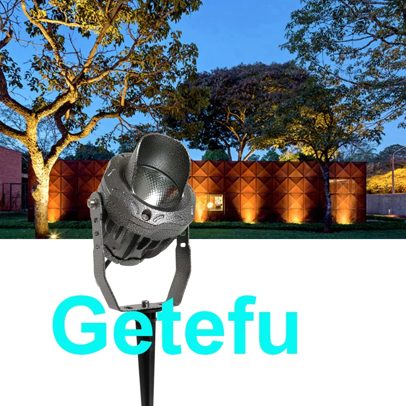 Cob Outdoor Garten Licht LED Rasen Lampe Spike 20W 10W wasserdichte Glühbirne 220V 110V 24V Landschaft IP65 Weg Scheinwerfer wasserdicht out – Detail 26