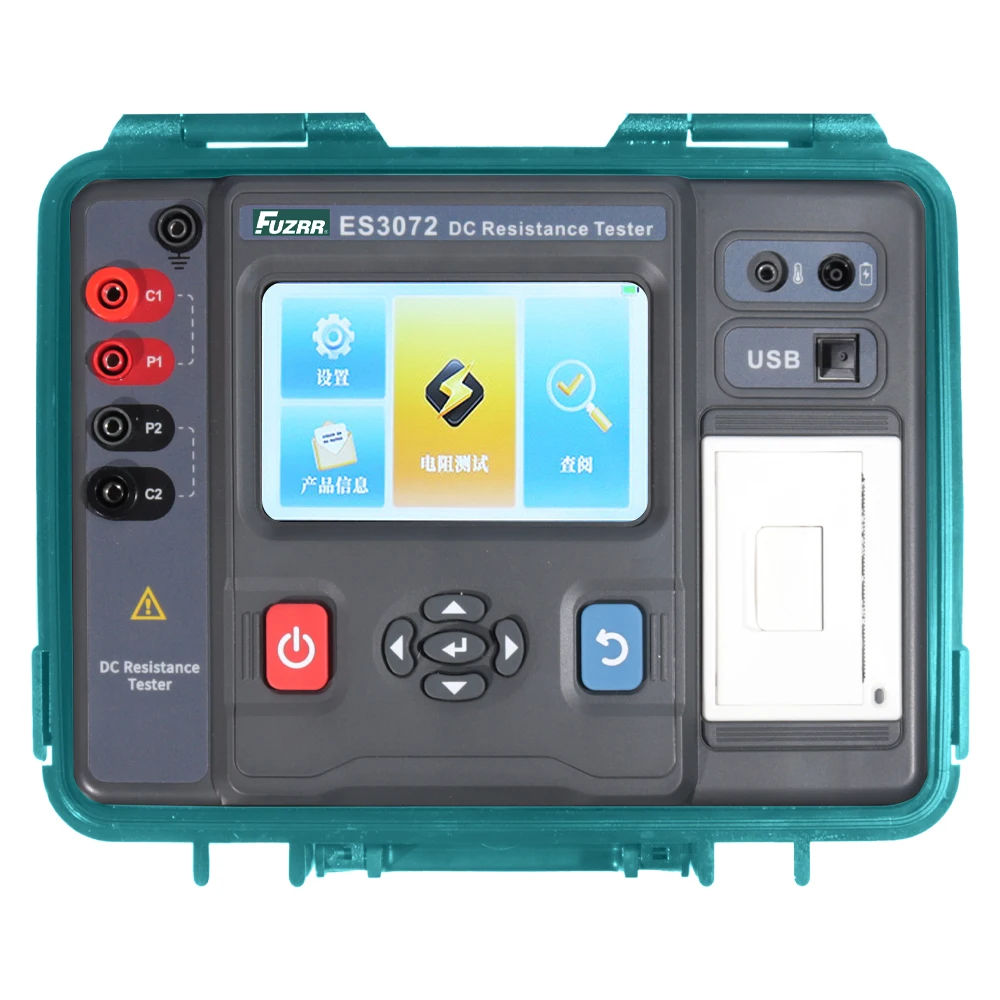 Transformator czteroprzewodowy metoda DC Tester rezystancji USB funkcja Bluetooth DC Tester rezystancji 20A