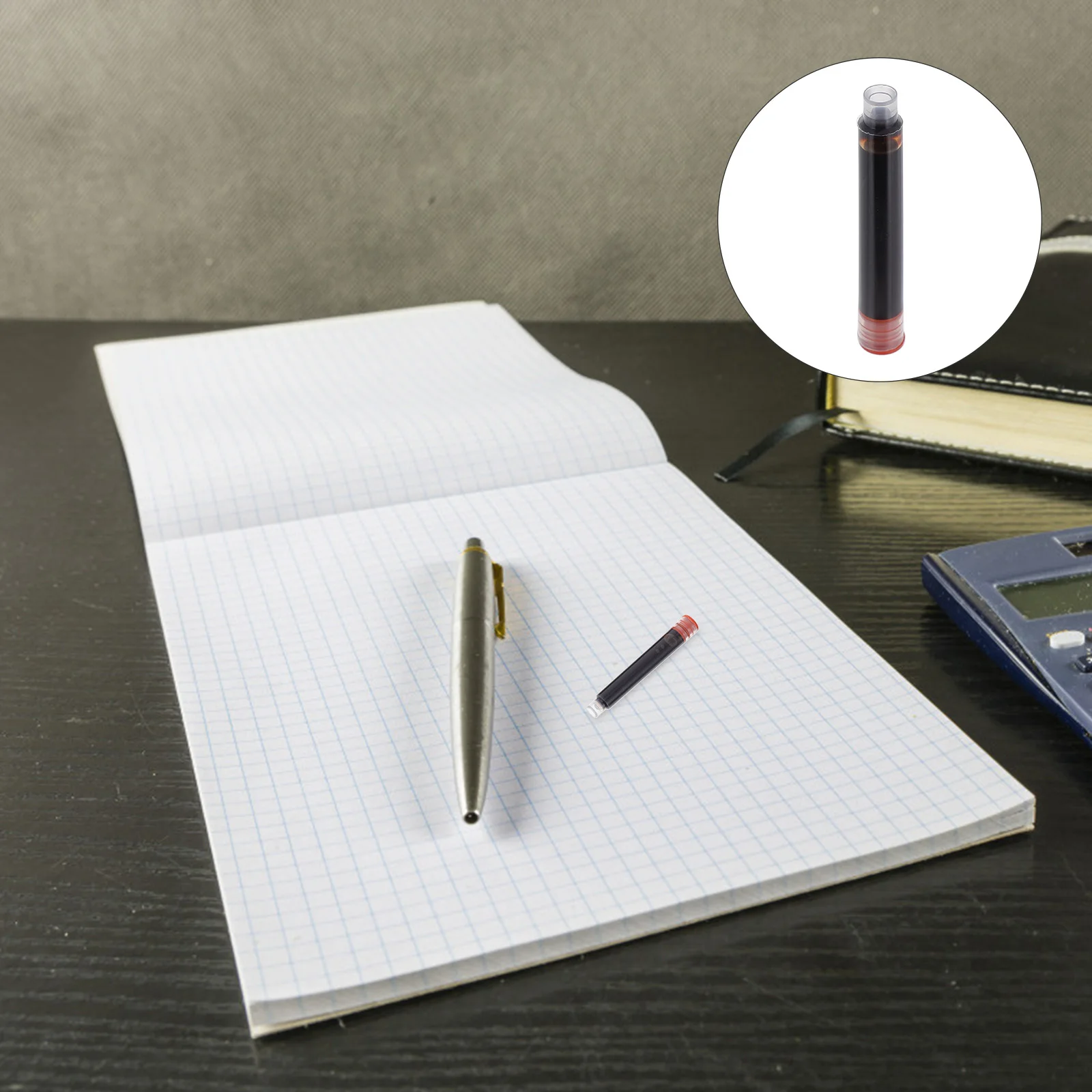 

50Pcs Universal Fountain Pen Ink Sac Cartridge Plastic Refill Tool Smooth Ink Flow Stationery Students Stationery