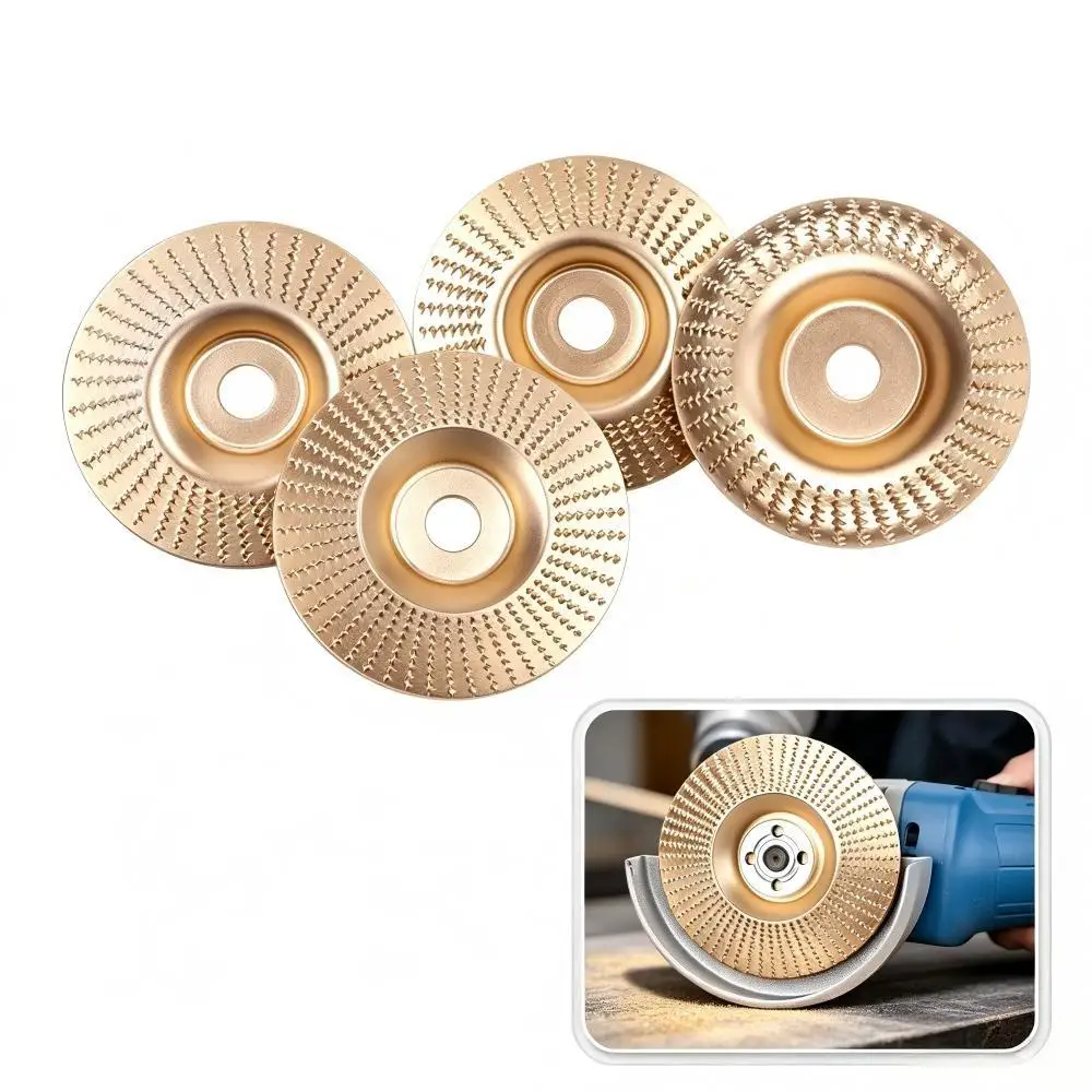 TQLQ Metal Polishing Wheel Angle Grinder Accessories Carbon Steel Abrasive Disc for Wood Carving Metal Sanding Grinding Disc