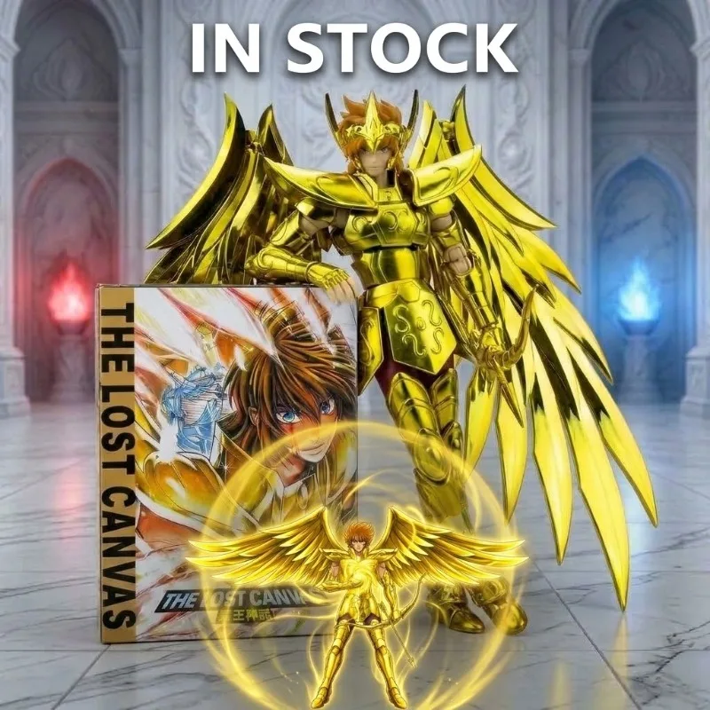 Envío en 9 Horas: Figura de Metal de Saint Seiya Myth Cloth EX MST Sagitario Sisyphus Gold Lost Canvas/LC Knights of The Zodiac