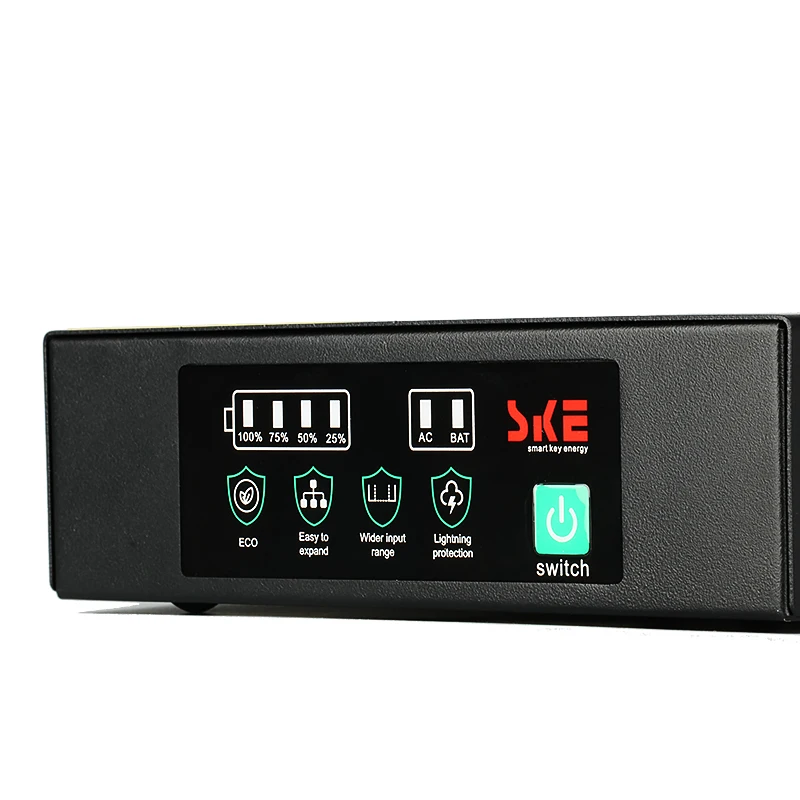 SKE Mini DC UPS 60W POE UPS 16000mAh LiFePO4 Battery Backup Portable Uninterrupted Power Adapter Output DC POE For Wifi Router