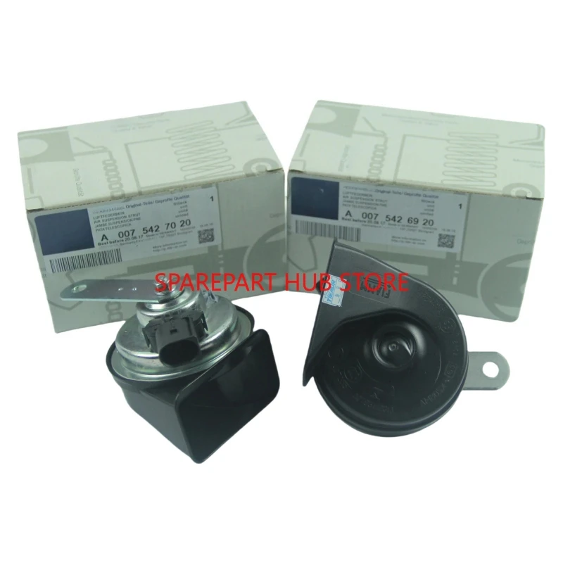 

OEM A0075426920 A0075427020 Высокий сигнал звукового сигнала 510 Гц/низкий 420 Гц для Mercedes Benz W204 X204 W212 S212 C218 X218