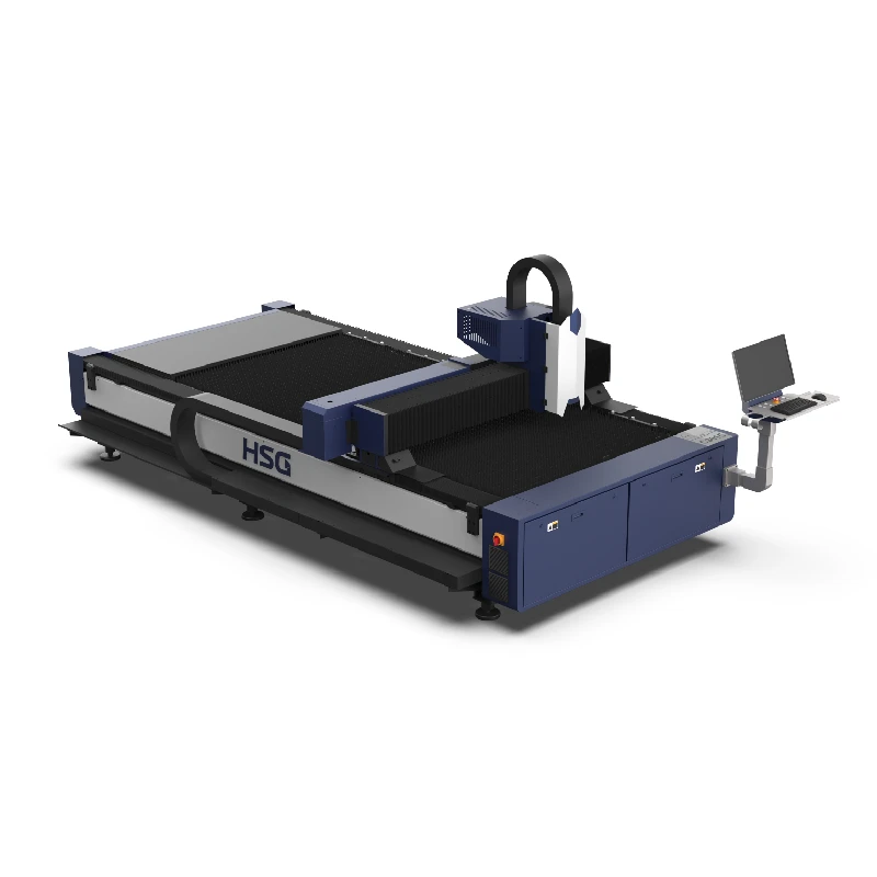 

HSG High Quality 1500W 3000W Fiber Laser Cutting Machine for 8-10mm Metal Sheet With Factory Price