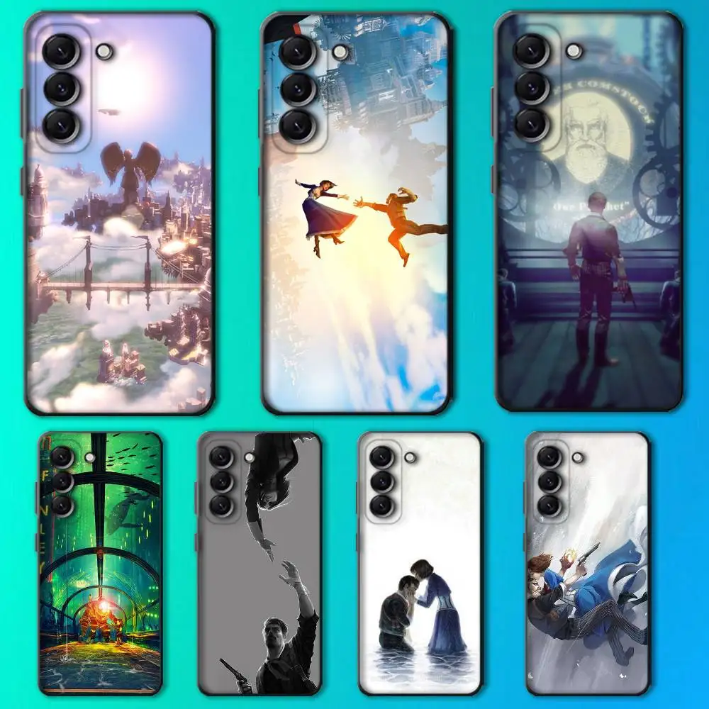 

B-Bioshock I-Infinite Phone Case For Samsung Galaxy A13,A21s,A22,A31,A32,A52,A53,A71,A80,Soft Black Shell