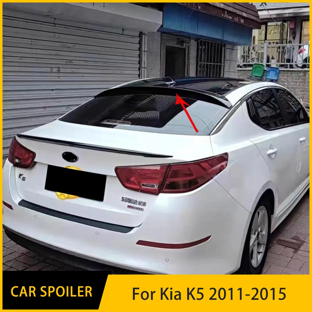 ABS High Quality Rear Window Roof Wing Spoiler Wing Refit Trim Diffuser For Kia K5 2011 2012 2013 2014 2015 Car Accessories