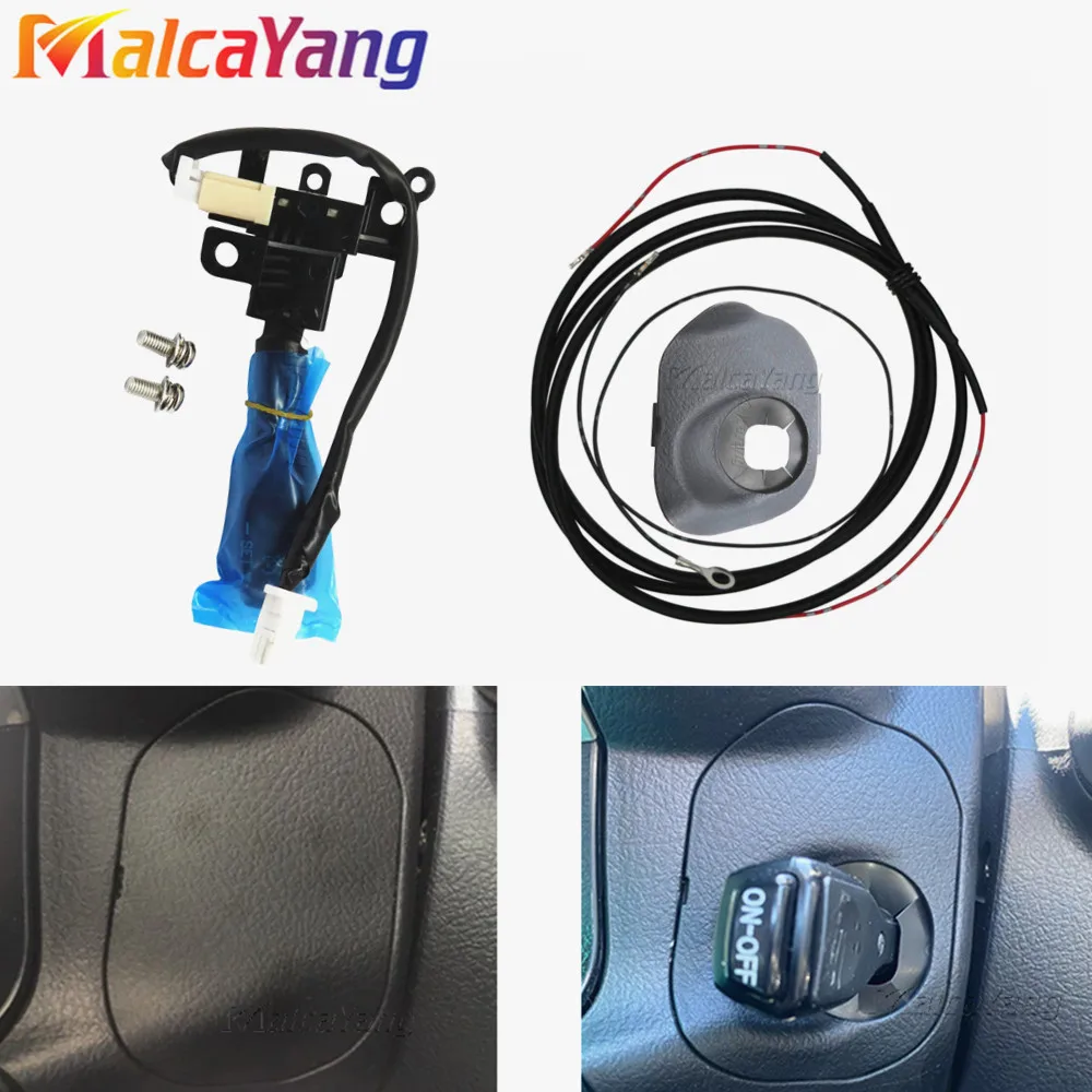 A Set High Quality Auto Cruise Switch 84632-34011 With Bule LED Light Cruise Cover 45186-06300-C0 For Toyota Camry 2011-2016