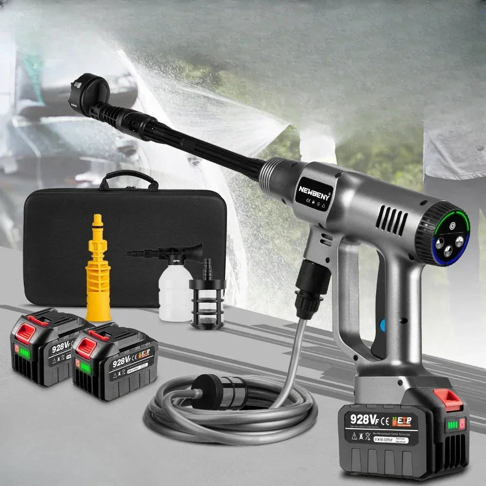 

y For 200Bar Brushless Electric High Pressure Washer Cordless Car Garden Cleaning Spray Gun Tool For Makita 18V Battery