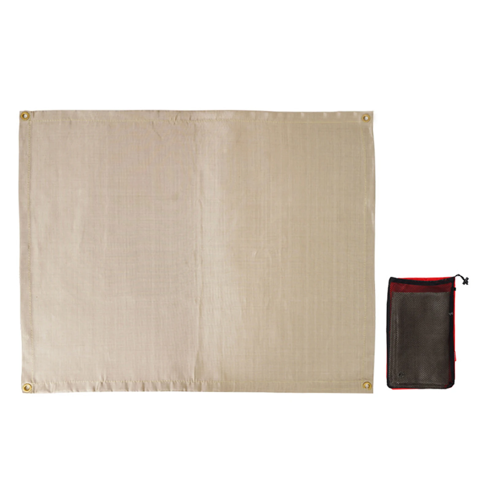 Camping Fireproof Cloth Hear Resistance Fiberglass Fire Retardant Pad for Picnic Grilling