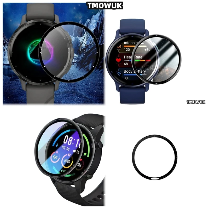 

For Garmin Forerunner 57 945 955 965 970 42mm 47mm Anti - Scratch Full Cover 3D Curved Screen Film PMMA