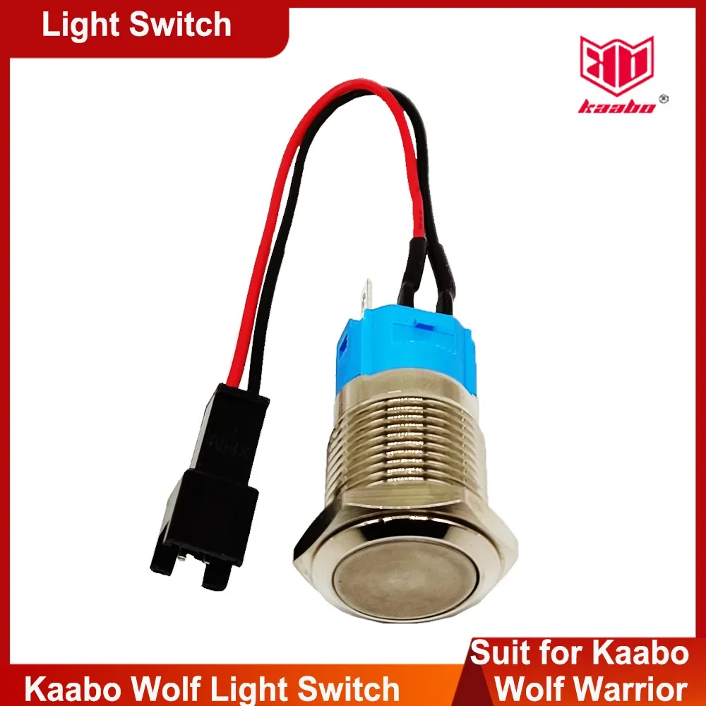 Original Kaabo Deck Light Strip Side Lamp Switch Button Part for Kaabo Wolf Warrior X Wolf Warrior 11 Wolf King+ E-scooter