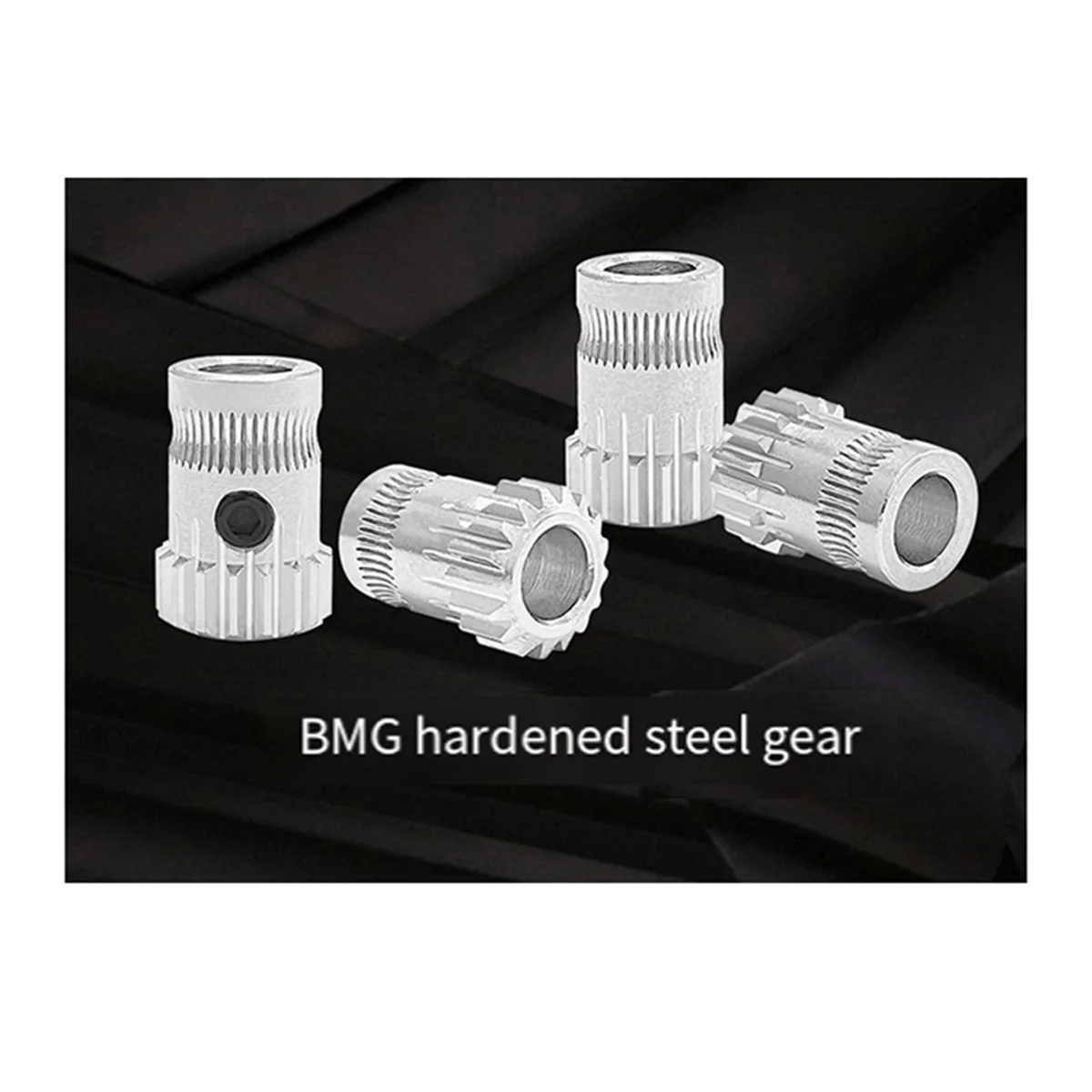 FZFZ 듀얼 드라이브 기어 경화 강철 업그레이드 피드 기어 압출기 키트 3d 프린터 부품 경화 강철