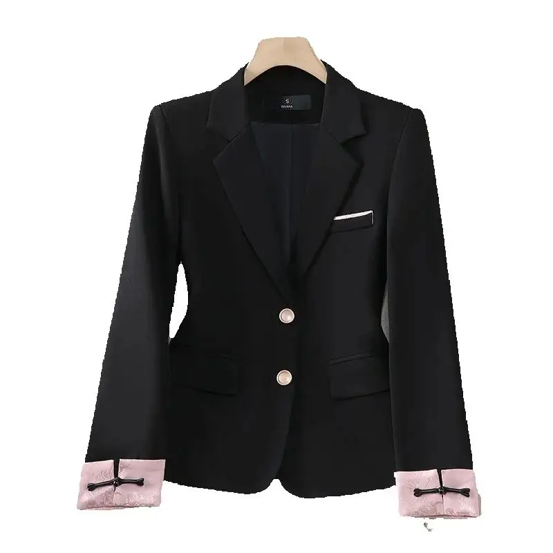 

2025 New Fashion Women Casual Blazer Female Long Sleeve Single Breasted Blazers Office Loose Ladies Suit Jacket Coat Outwear