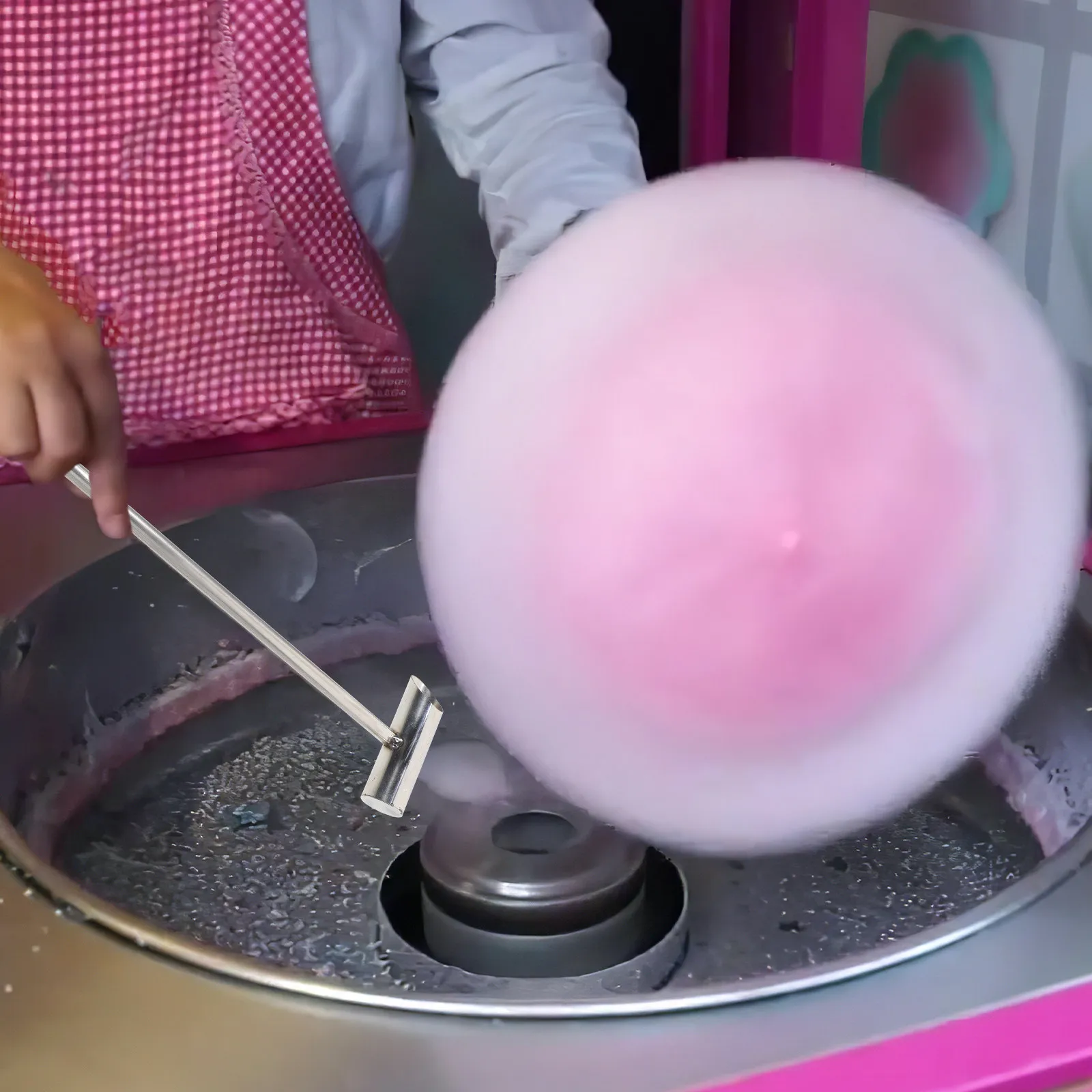 

2pcs 25mm Stainless Steel Marshmallow Machine Sugar Scoop Portable Reusable Food Candy Supply Kitchen Appliance