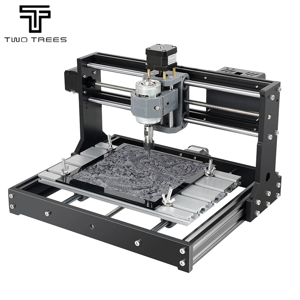 

Two Trees TTC3018S CNC Router Machine GRBL DIY engraver Bakelite Milling machine Wood Router laser engraving 3018 Pro 3 Axis