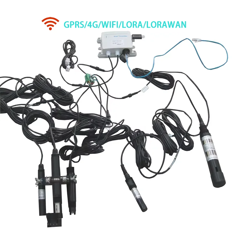 IOT DIGITAL MULTI-PARAMETER WIRELESS AUTOMATED HYDROPONIC SYSTEM AQUACULTURE WELLS WATER QUALITY MONITORING SENSOR SYSTEM