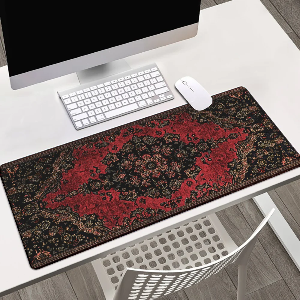 

Mairuige Persian Style Patterned Mouse Pad,non-slip Rubber Base,precision Stitched Edges, Suitable for Office, Game and Home Use