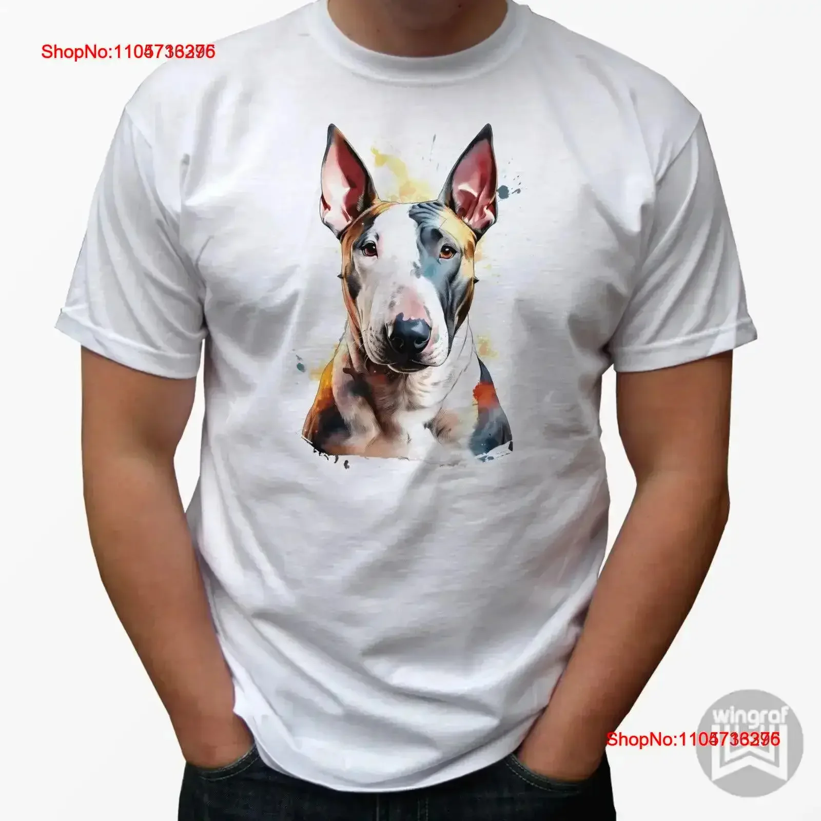 Bull Terrier T Shirt dog tee xmas gift top design mens women kids baby sizes vintage Washed Slightly Stretched streetwear