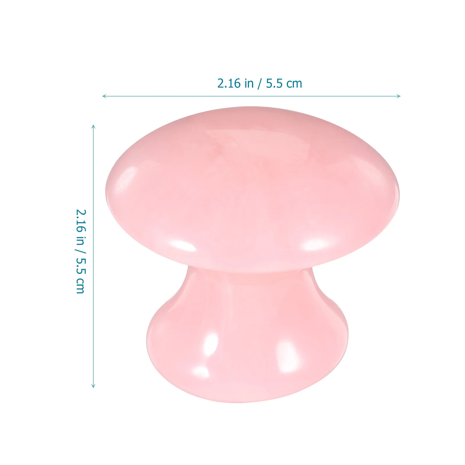 2Pcs Mushroom Shaped Resin Facial Massager Tool Multi-Function Face Scraping Massage Stone Gift Face Massager Massage Tool