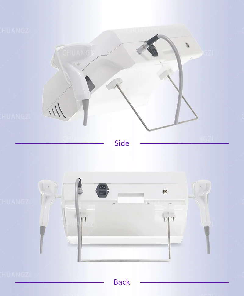 2 In 1 Fractional RF Microneedling Machine Portable Radio Frequency Skin Tightening Device With Cold Hammer For Face Neck Stretc