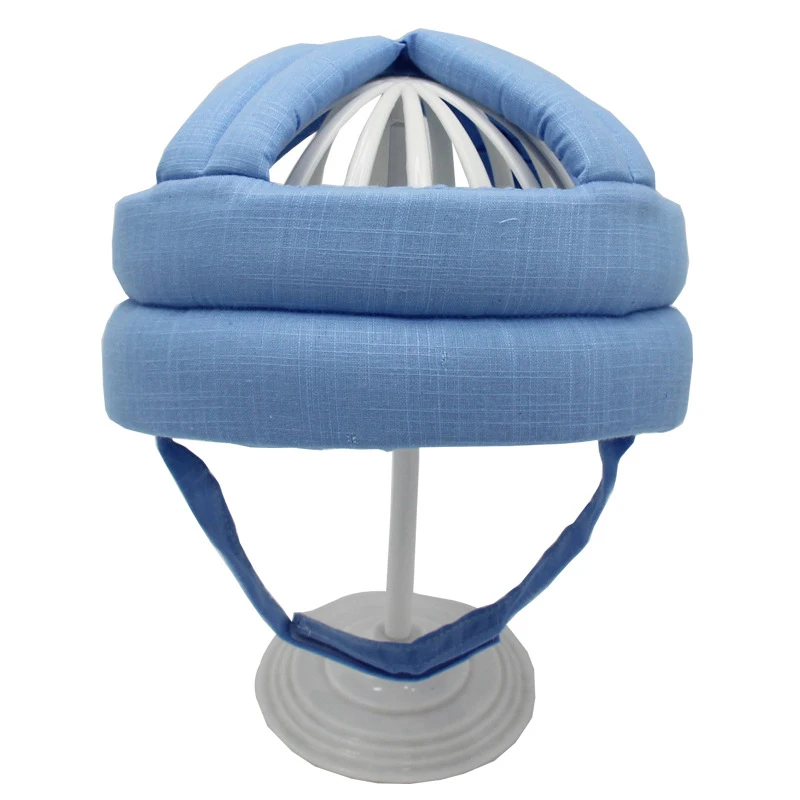 Baby Helmet Hat Safety Protective Anti-collision Infant Toddler Walking Protection Soft Cotton Mesh Hat Newborn Head Bumper Cap