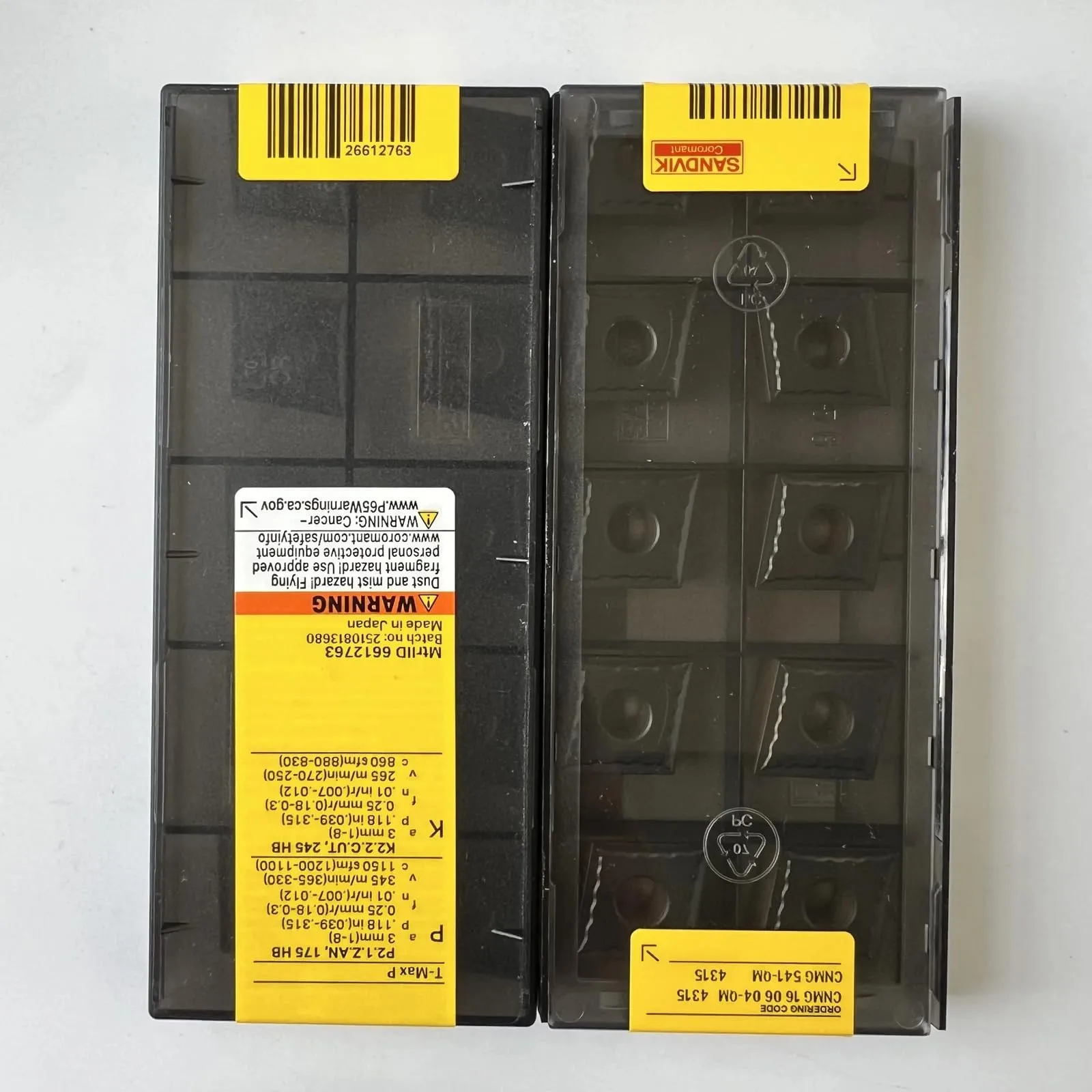 

Original SANDVIK / CNMG160604-QM 4315 / Hard alloy CNC Blade 10 Pcs