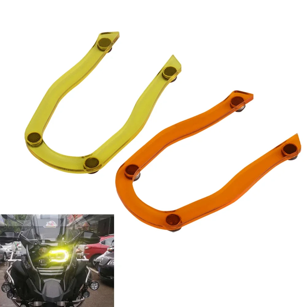 Motorcycle Headlight Protector Lense Cover LED Lamp Daily Lamp Discoloration Patch For BMW R1250 GS GSA R1200GS LC ADV 2013-2021