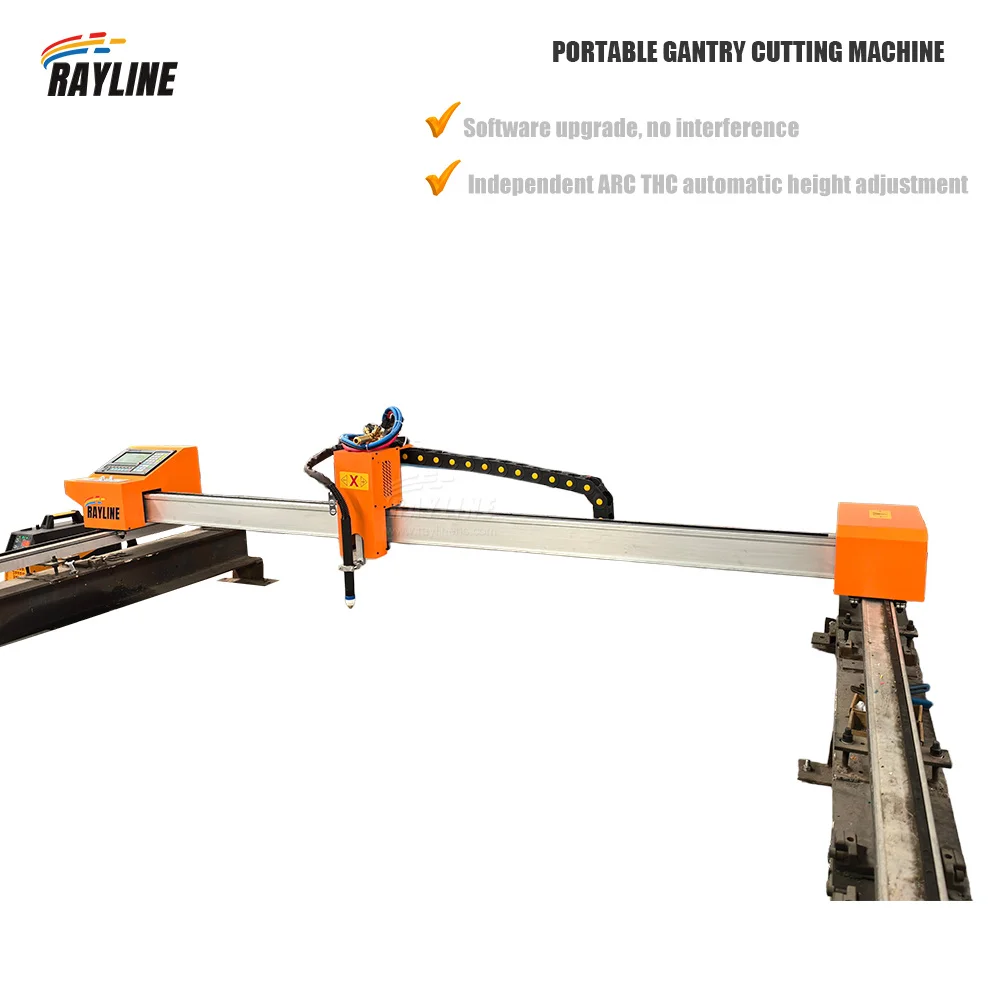 Portable Automatic Gantry Flame CNC Plasma Cutting Machine Stainless Steel 220V Stepper Motor for Steel Industries Used