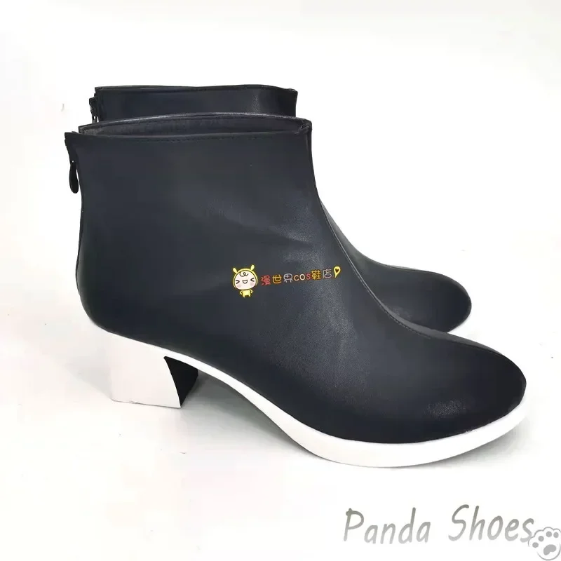 Jujutsu Kaisen 고죠 사토루 코스프레 신발 애니메이션 블랙 코스 부츠 만화 고죠 사토루 코스프레 의상 소품 신발 콘 할로윈용