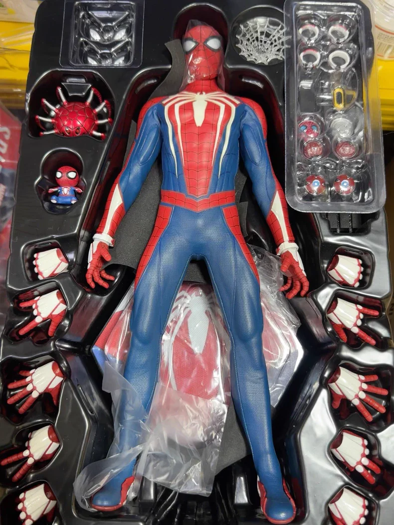 

HT HotToys VGM31 1/6 Collectible Toys Spider-Man Game Version Advanced Suit Super Hero Soldier 12inch Action Figure Model Gifts