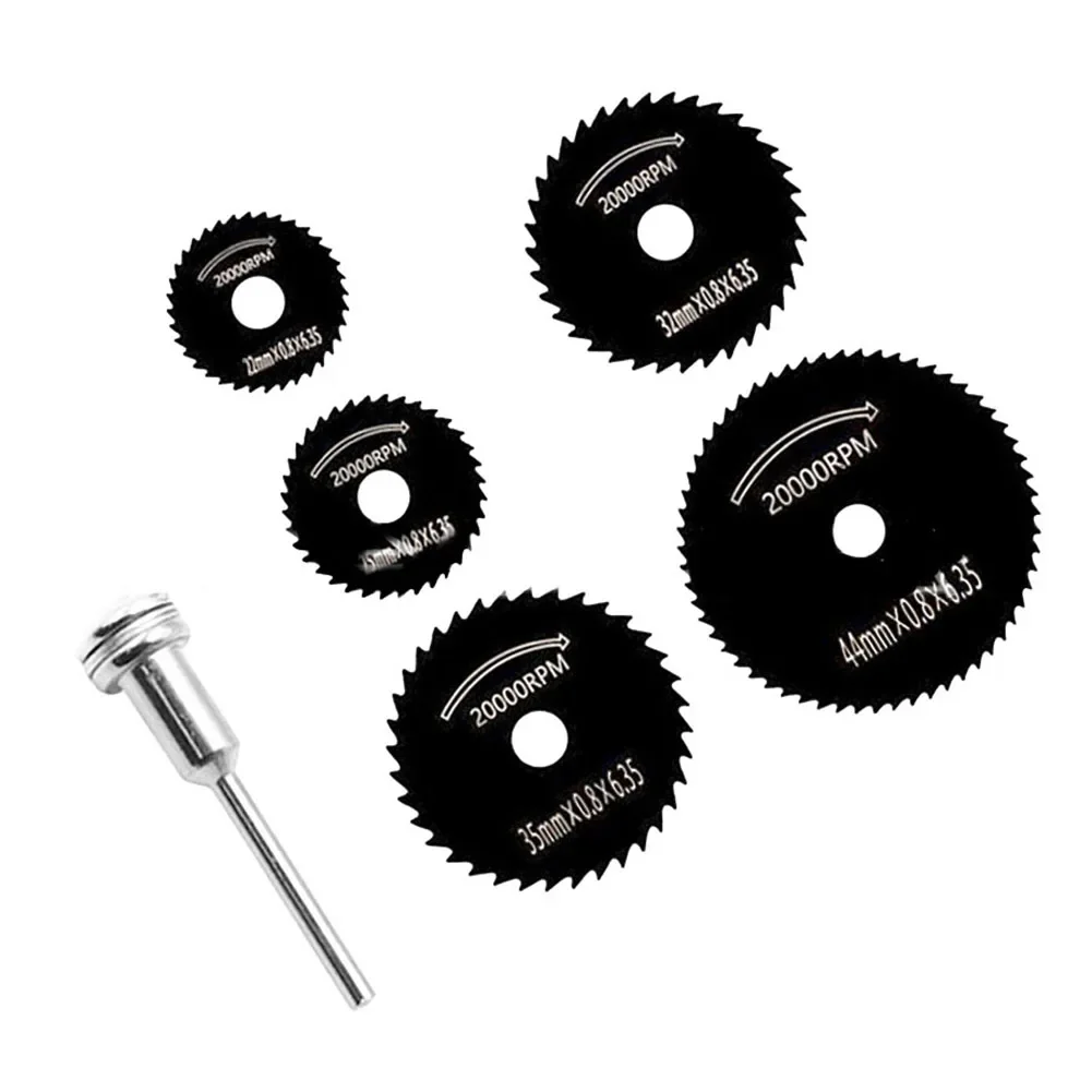 Professional Grade HSS Circular Saw Blade Set for Rotary Tools and Electric For Drills Perfect for Precision Cutting (6pcs)