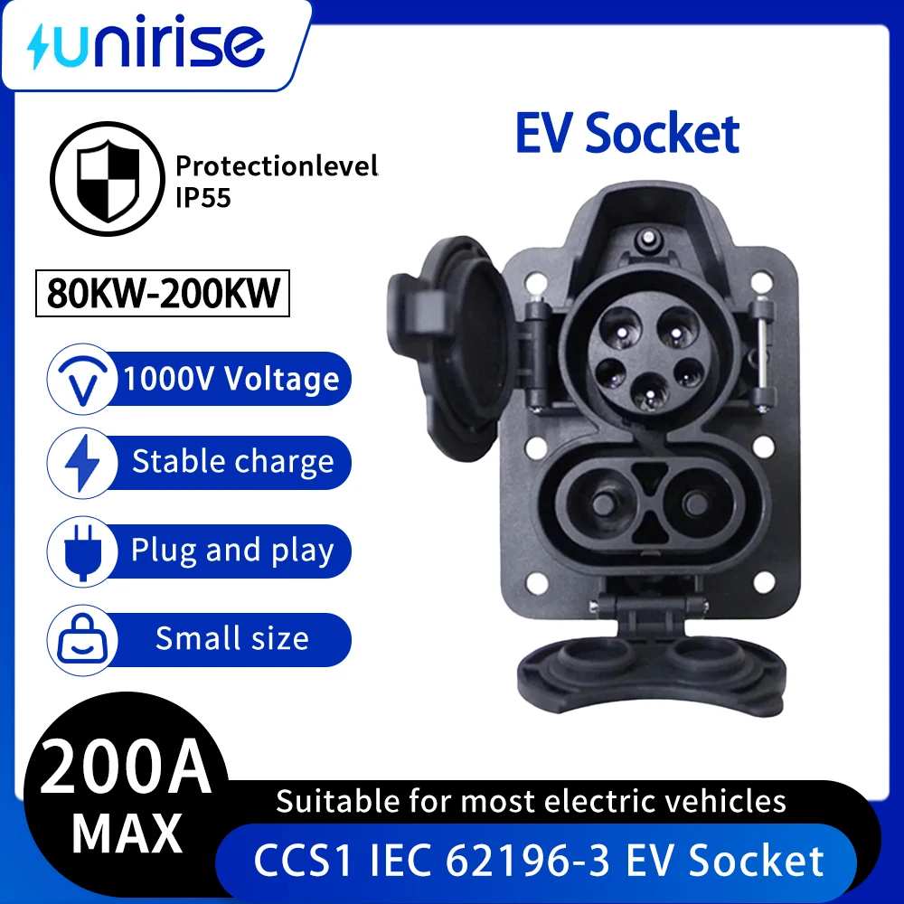

CCS Combo 1 IEC 62196-3 Male Socket 80A 125A 150A 200A For USA Car device Charging Socket Connector
