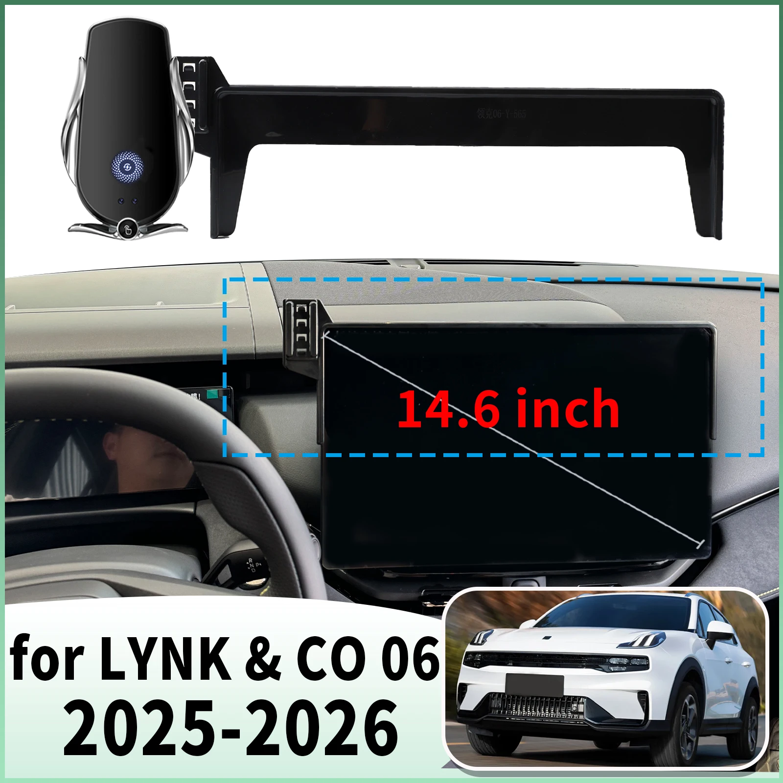 

fit for LYNK & CO 06 2025 2026 Specific Dashboard Navigation Phone Holder Mount Design Car​​ accessoires