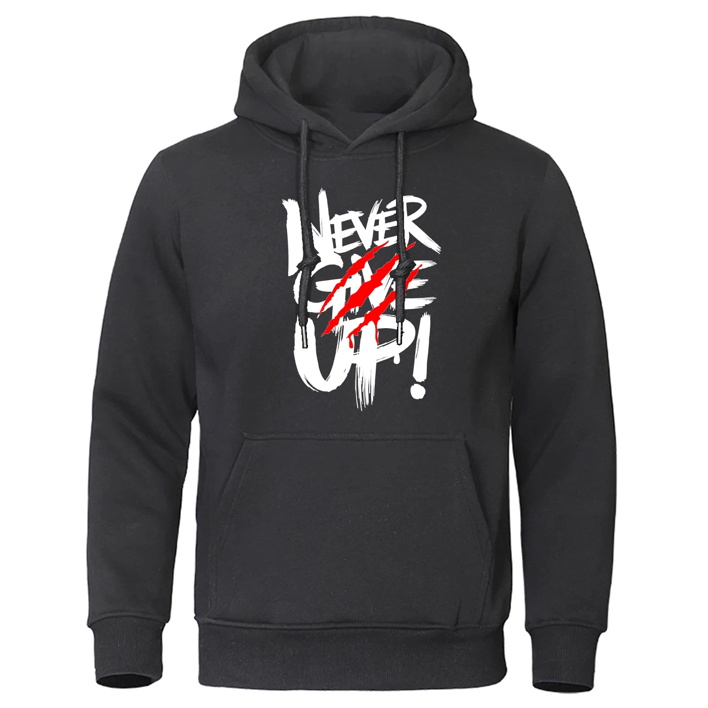 

Весенне-осенний мужской однотонный популярный пуловер с принтом «Не боюсь неисправностей», классические свободные толстовки с карманами на весну и осень 2220.