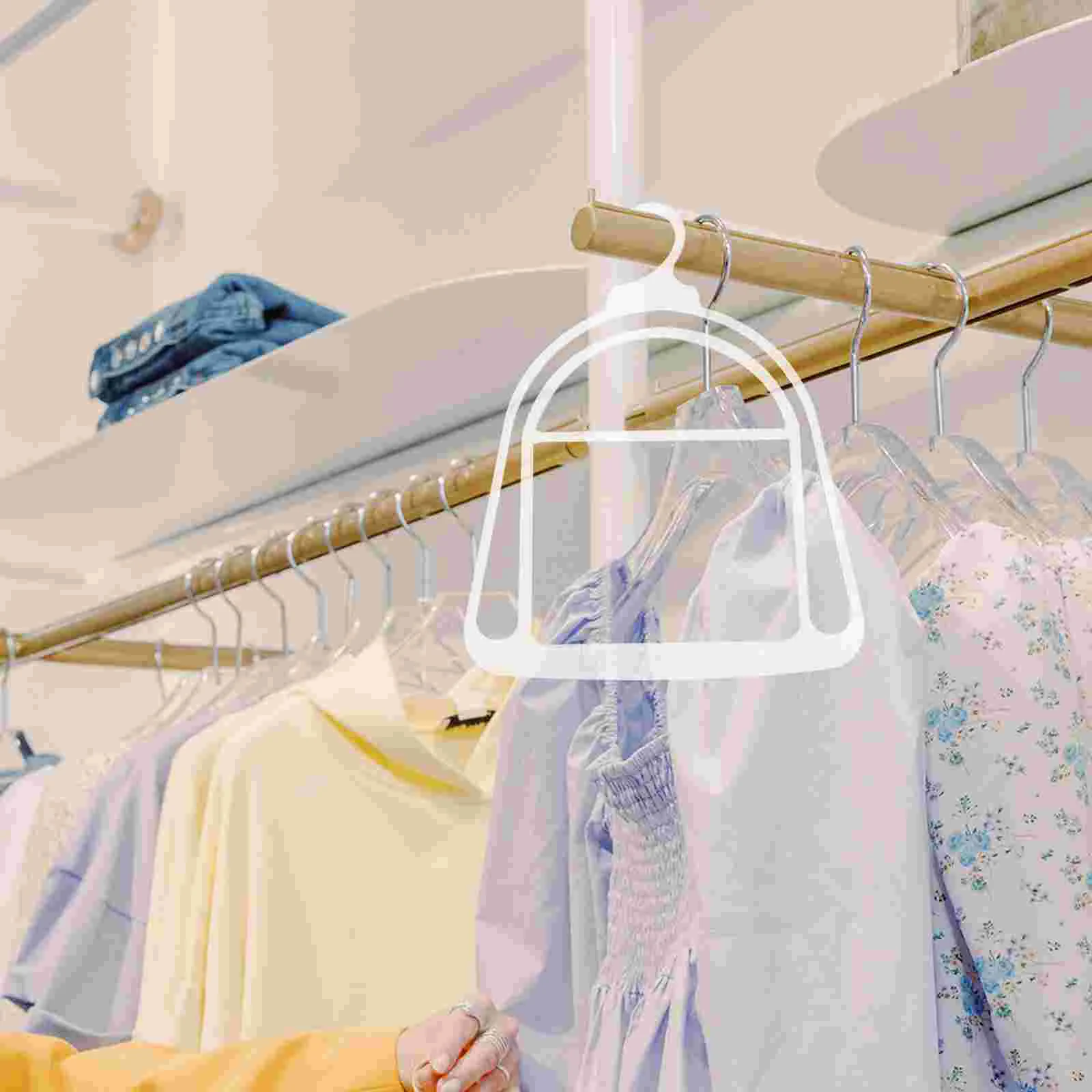 

10 Pcs Hat Display Hanger Clothing Hangers Beanie Holder Baseball Cap for Wall Plastic Storage