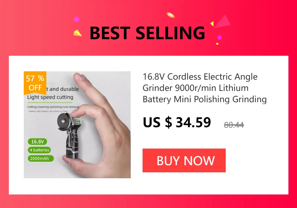 NANWEI 16.8V Brushless Electric Drill Cordless 55N.m Torque Li-ion Battery Screwdriver Power Tools for Home Improvement